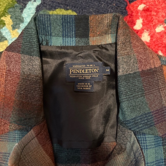 Pendleton Plaid Virgin Wool Jacket - Picture 2 of 7